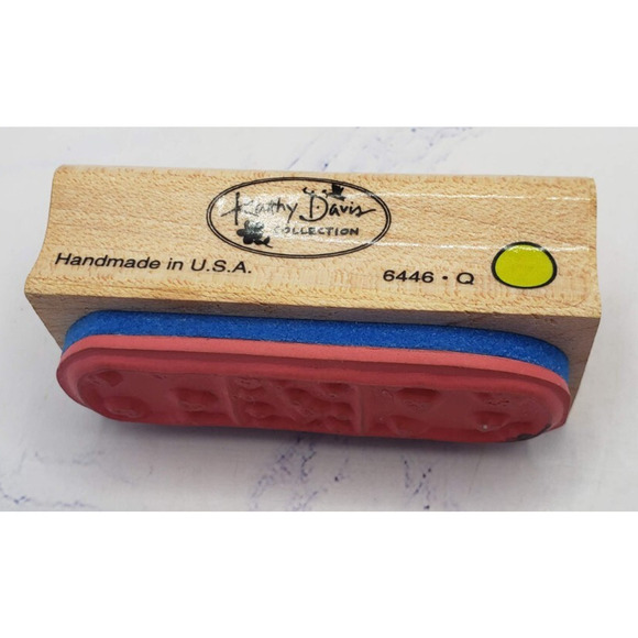 Lot of 5 Wood Mounted Rubber Stamps Home Tea Country - Picture 15 of 16